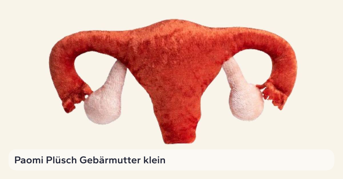 Paomi Plüsch Aufklärungsmodell Gebärmutter klein I Ladyplanet