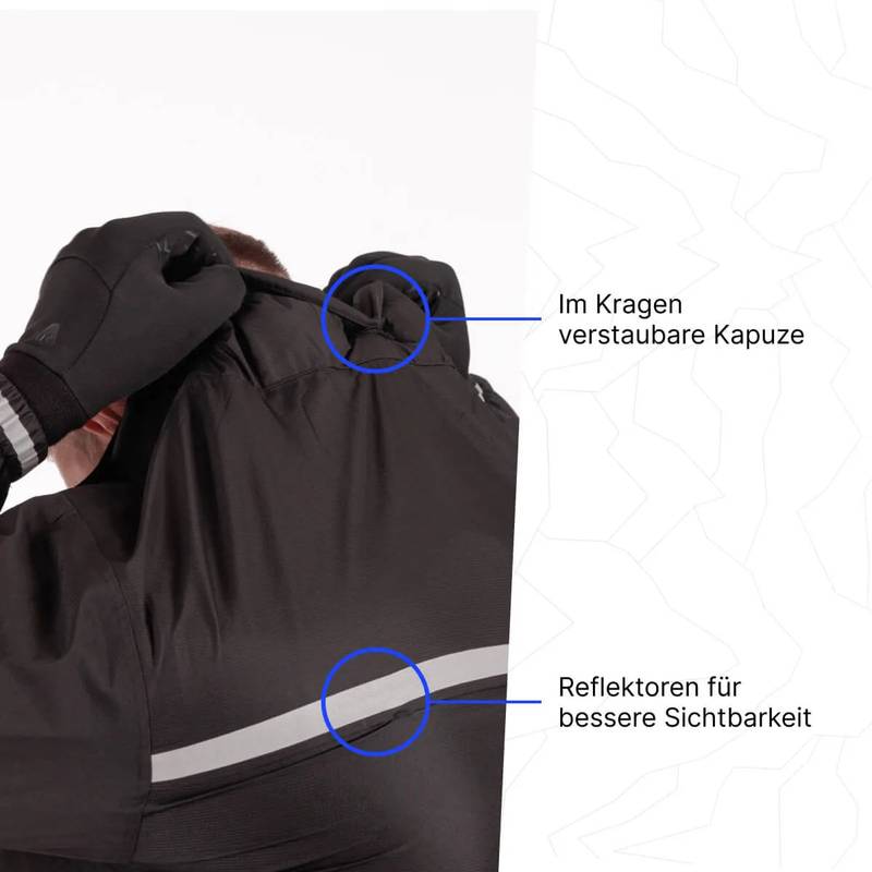 Alpensattel Rainshield - Wasserdichte Regenjacke