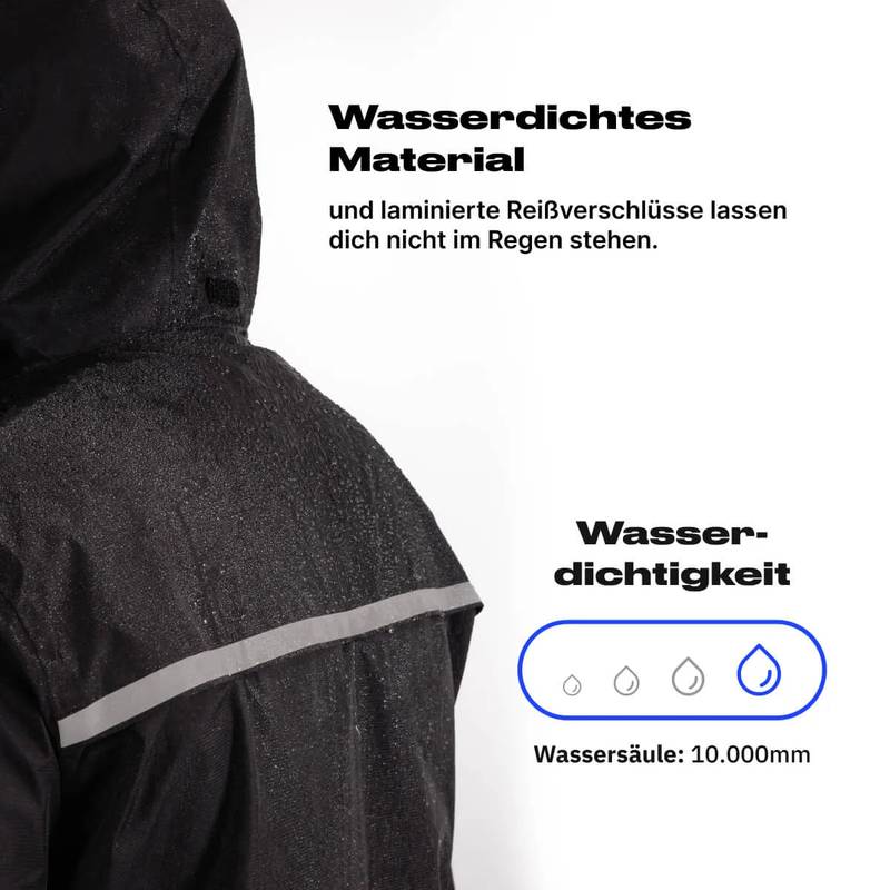 Alpensattel Rainshield - Wasserdichte Regenjacke